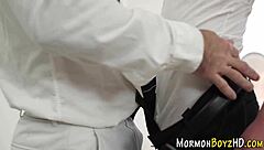 I watch my young mormon get anal sex