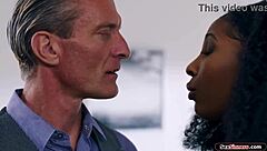 lucky guy enjoys time with black babe lovers