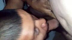 I take a double facial as a submissive gay Latino