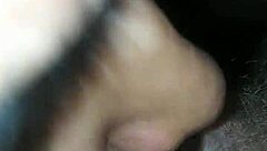 I take a double facial as a submissive gay Latino