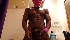 I worship the big black cock of Hallelujah Johnson in solo masturbation