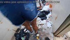 naughty tiktok girl enjoys priest's cock in construction house