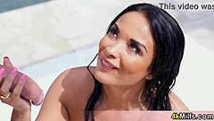 Anissa Kate Pool Pussy Fuck