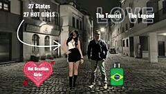 tourist on a sex tour of brazilian fucks hot tight tatted up slut