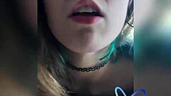 caught playing with my tits