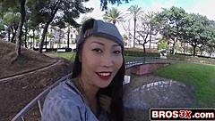 Freaky Asian Babe Sharon Lee LOVES Public ANAL Sex