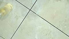 chinese girl experiences intense squirting solo