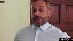 Double penetration gangbang with sad big boobs blonde Rebel Rhyder hurts.