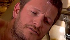 chefstewardess winnie masturbates in the bath, waiting for her captain to fuck her ass.