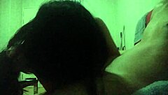 Milf Fucks Friend Hard On Red Sofa