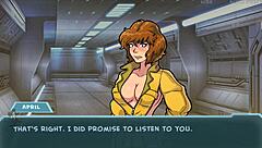 Star channel 34 part 80 with redhead and brunette in anime cartoon style