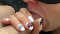 Intense blowjob leads to cum in mouth