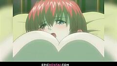 Tsundere stepsister Hitomi gets wild in steamy hentai action