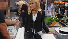 Hot Milf Caught Selling Stuff and Screwed on Hidden Cam