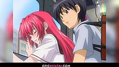 Tsundere stepsister Hitomi gets wild in steamy hentai action