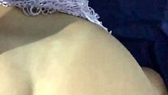 I find my stepsister masturbating her pussy and give her cum on her big ass