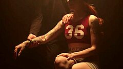 newcomer sub whipped on device bondage