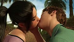 Teen girlfriend squirts on big cock in nature