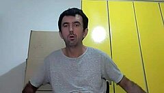 Fazendo Strip Tease Tirando Cueca Preta Sexy Aberta na Frente e Blusa Branca