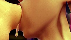 Kaisa takes monster cock deepthroat in intense group gangbang assfucking