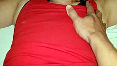 Wife orgasms in shaved pussy homemade cumshot