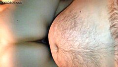 Wife rides reverse cowgirl to orgasm, then keeps going