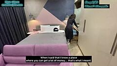 Intense casino encounter with stranger girl leads to wild sex