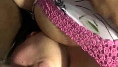 Dezzy deepthroats big black monster cock.