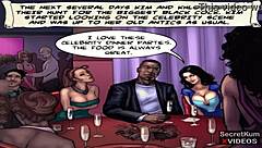 Kardashian hunts biggest black cocks in NYC!