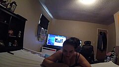 blowjob leads to cum in mouth swallow