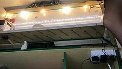 Wow! Sexy chick caught upskirted at work again in tight skirt!