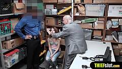 Petite Teen 18+Ie Busted Shoplifting Pays With Pussy In Rough Reality