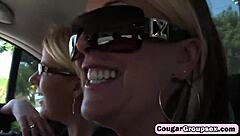 Hot MILF Sluts Pick Up Guy for Hardcore Sex