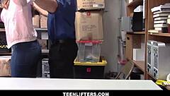 Blonde Skylar Snow Strip Searched And Fucked By Guard