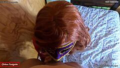 Latina Companion Swallows Cum From Condom After Riding Big Cock