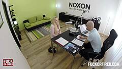 she wants a job and likes it up her ass at work