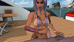 The Klub 17: Cassie’s wild sea adventure with full anal action in 3D hentai.