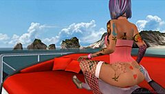 The Klub 17: Cassie’s wild sea adventure with full anal action in 3D hentai.