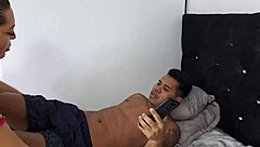 Mature blonde Latina gets horny sucking her stepson's monster cock in hardcore homemade scene