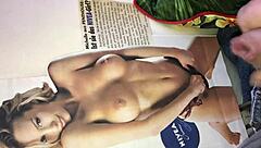 wanking the nivea girl, feeling every stroke on her nude body?