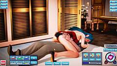 Blue haired beauty gets fucked silly in beautiful scenes