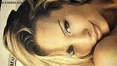 wanking the nivea girl, feeling every stroke on her nude body?