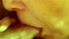 Roxanne and Xander intensely suck cock with deepthroat in homemade blowjob