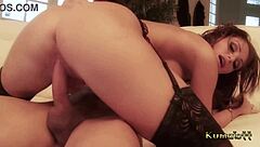 Gemma Massey Gets Pounded Powerfully By Her BFF.