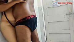 Bhabhi in New Nightie Gets Fucked Doggystyle Against the Wall by Devar