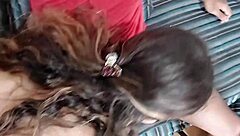 I made my stepsister with big ass swallow my milk after deepthroat