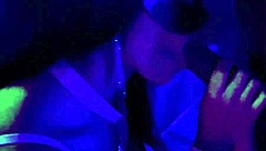 Trans Woman Fucks Well-Endowed Black Guy in Nightclub VIP!