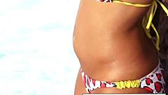 Indian milf priya rai gets all wet outside by the pool!