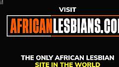 Cheating Black Lesbian Milfs Eat Pussy in Shower