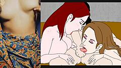 Asian Girl Masturbates Watching Cartoon Car!